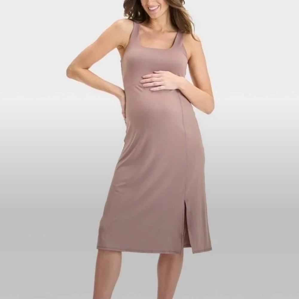 Isabel Maternity Sleeveless Knit Dress - Black - Size S - NWOT